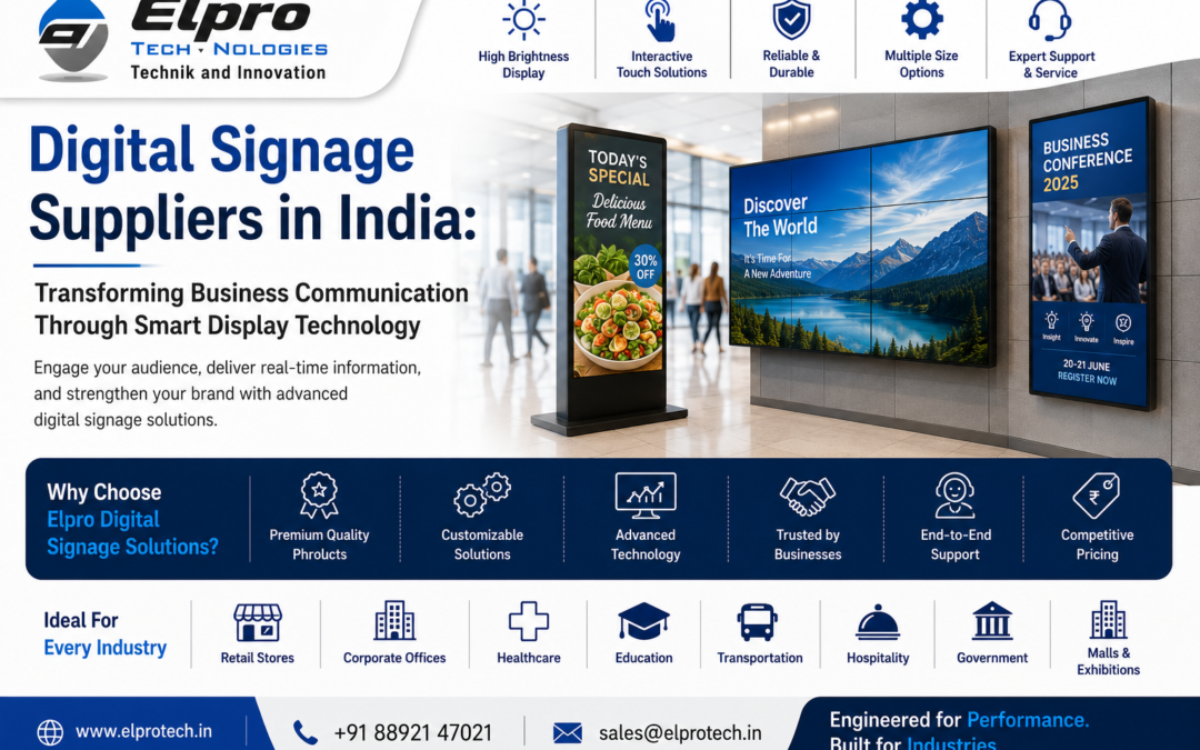 Digital Signage Suppliers in India: Transforming Business Communication Through Smart Display Technology